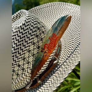 Western Hat Feather Accessory Pink Rodeo Bull Cowboy Cowgirl
